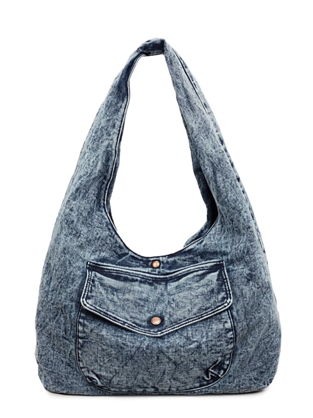Womens Denim Purse Trendy Canvas Large Capacity Jean Hobo Tote Bag